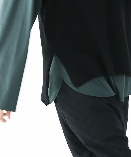 VU.ヴウ.cashmere knit vest vu-a22-k17[BLACK]_