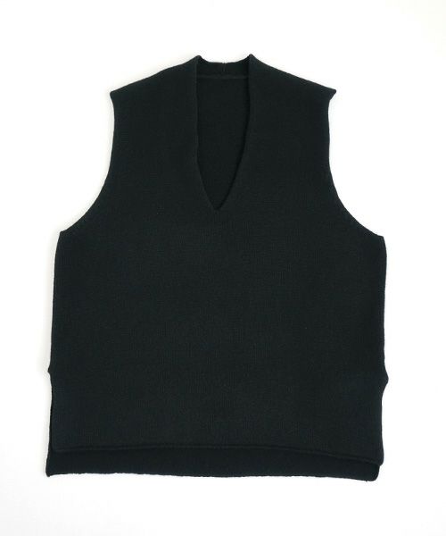 VU.ヴウ.cashmere knit vest vu-a22-k17[BLACK]_