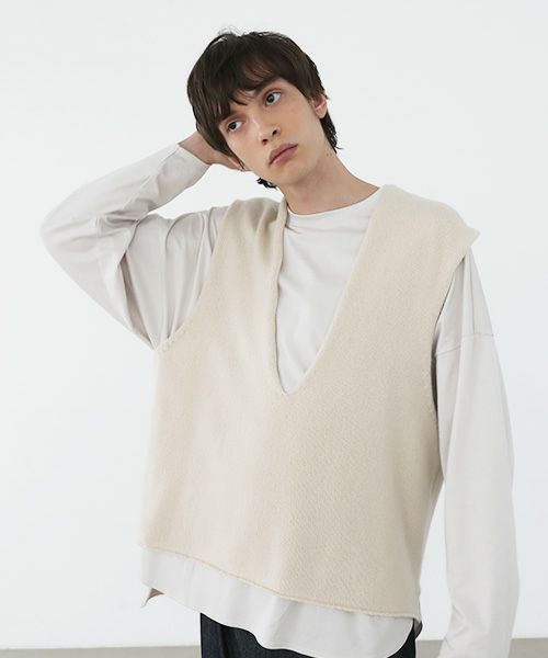 VU.ヴウ.cashmere knit vest vu-a22-k17[BANIRA]_