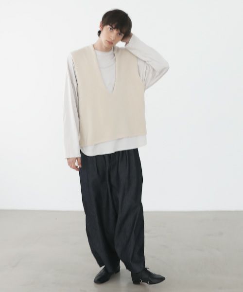 VU.ヴウ.cashmere knit vest vu-a22-k17[BANIRA]_