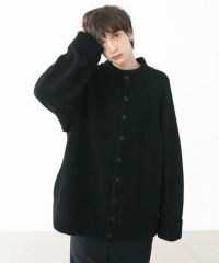 VU.ヴウ.zigzag knit cardigan vu-a22-k18[BLACK]_