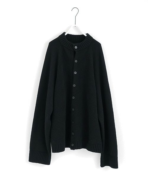 VU ヴウ zigzag knit cardigan vu-a22-k18[BLACK]_