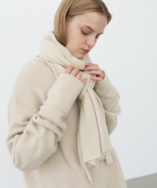 VU.ヴウ.baby cashmere knit stole vu-a22-k19[BANIRA]_