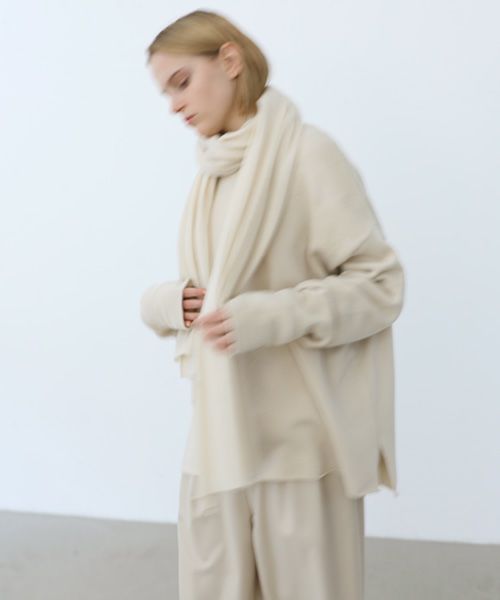 VU.ヴウ.baby cashmere knit stole vu-a22-k19[BANIRA]_