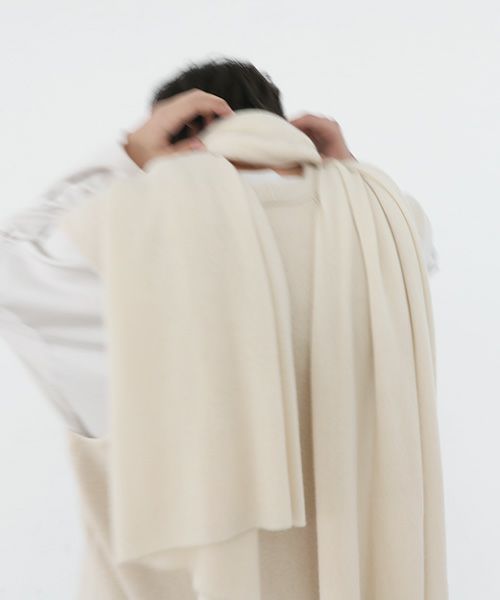 VU.ヴウ.baby cashmere knit stole vu-a22-k19[BANIRA]_