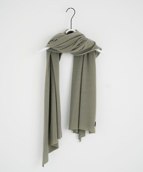 VU.ヴウ.baby cashmere knit stole vu-a22-k19[GREEN GRAY]_