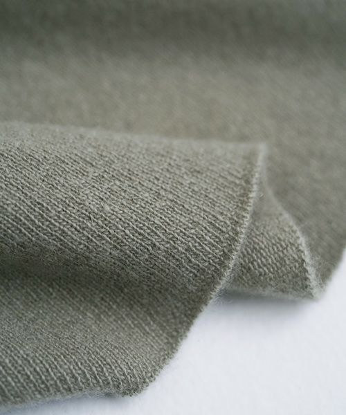 VU.ヴウ.baby cashmere knit stole vu-a22-k19[GREEN GRAY]_