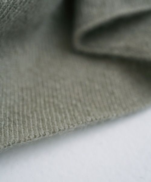 VU.ヴウ.baby cashmere knit stole vu-a22-k19[GREEN GRAY]_