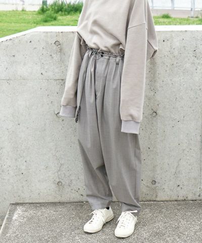 dauerbrennerダワーブレンナー.KAROTTENHOSE DAUERBRENNER[02A/D45P-03/grey]