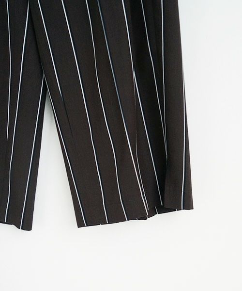 ohta.オオタ.stripe wide pants [pt-34S]