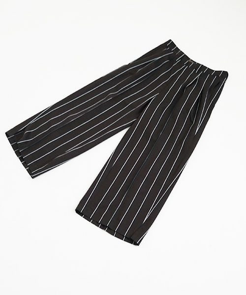 ohta.オオタ.stripe wide pants [pt-34S]