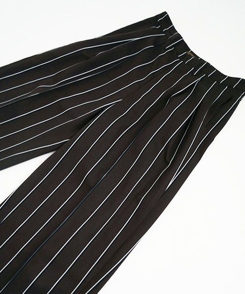 ohta.オオタ.stripe wide pants [pt-34S]