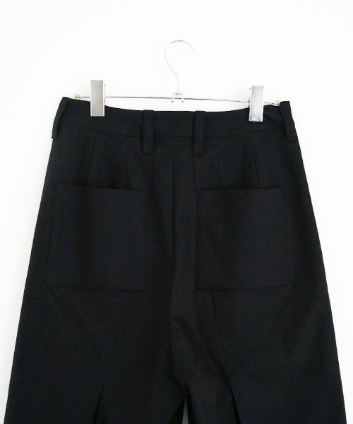 ohta.オオタ.black wide pants [pt-34B]