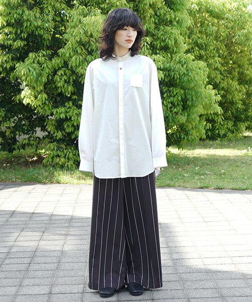 ohta.オオタ.white organic shirt [st-64W]