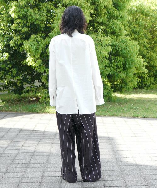 ohta.オオタ.white organic shirt [st-64W]