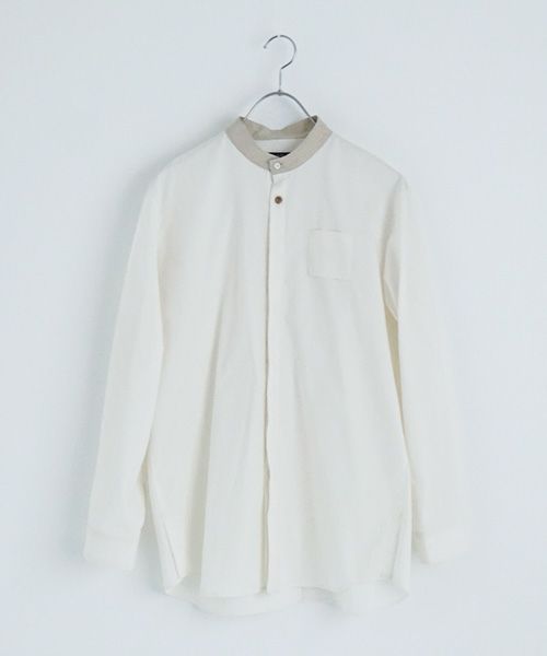 ohta.オオタ.white organic shirt [st-64W]
