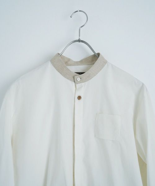 ohta.オオタ.white organic shirt [st-64W]