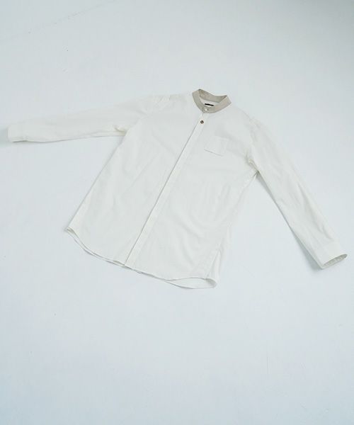 ohta.オオタ.white organic shirt [st-64W]