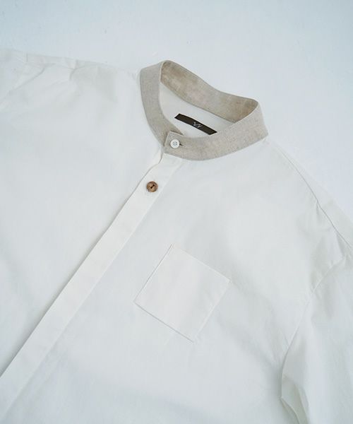 ohta.オオタ.white organic shirt [st-64W]