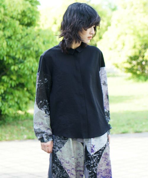 ohta.オオタ.black blouse [st-67B]