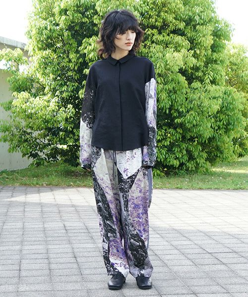 ohta.オオタ.black blouse [st-67B]