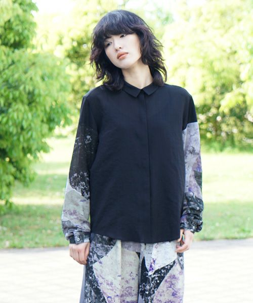 ohta.オオタ.black blouse [st-67B]