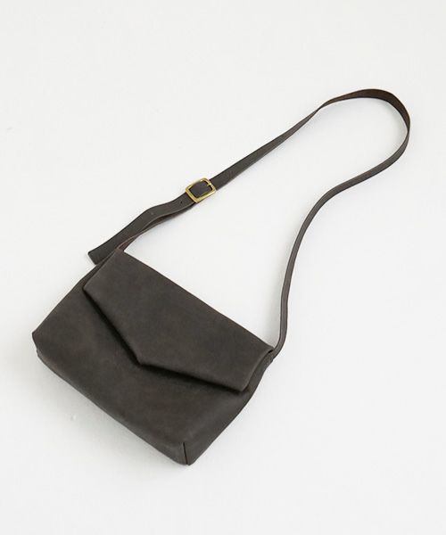 ohta.オオタ.dark brown letter bag [ac-20D6]