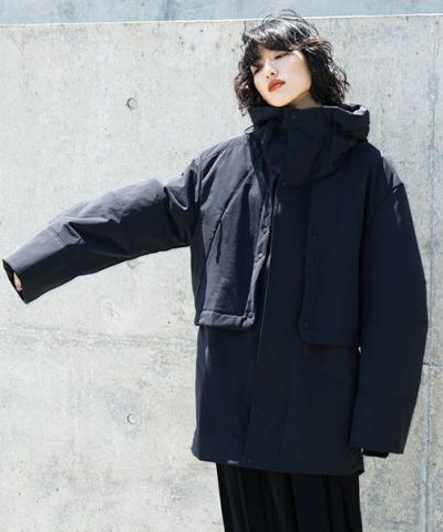 HATRA ハトラ Lay_Coat［OU05-black］-