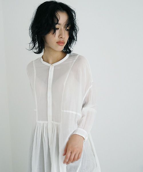 suzuki takayuki.スズキタカユキ.broad blouse [A231-01/white]