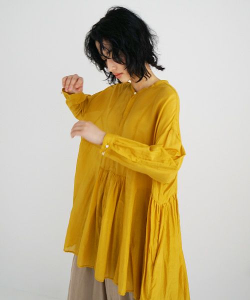 suzuki takayuki.スズキタカユキ.broad blouse [A231-01/ginkgo]