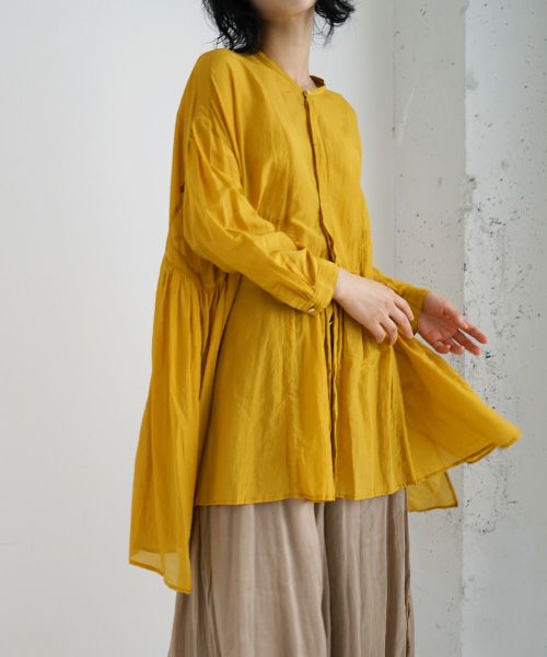 suzuki takayuki.スズキタカユキ.broad blouse [A231-01/ginkgo]
