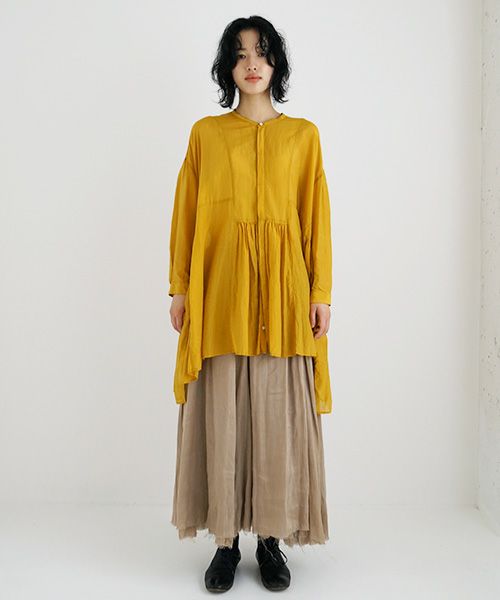 suzuki takayuki.スズキタカユキ.broad blouse [A231-01/ginkgo]