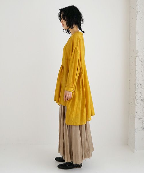 suzuki takayuki.スズキタカユキ.broad blouse [A231-01/ginkgo]