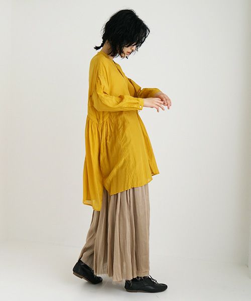 suzuki takayuki.スズキタカユキ.broad blouse [A231-01/ginkgo]