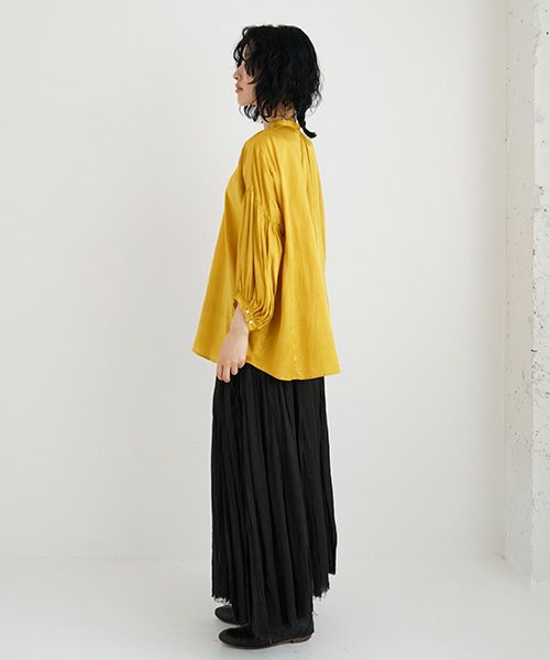 suzuki takayuki.スズキタカユキ.puff-sleeve blouse [T001-12/ginkgo]