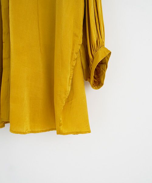 suzuki takayuki.スズキタカユキ.puff-sleeve blouse [T001-12/ginkgo]