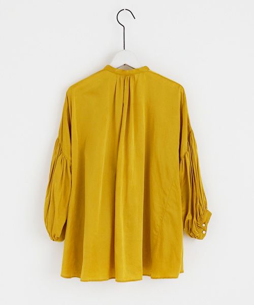 suzuki takayuki.スズキタカユキ.puff-sleeve blouse [T001-12/ginkgo]