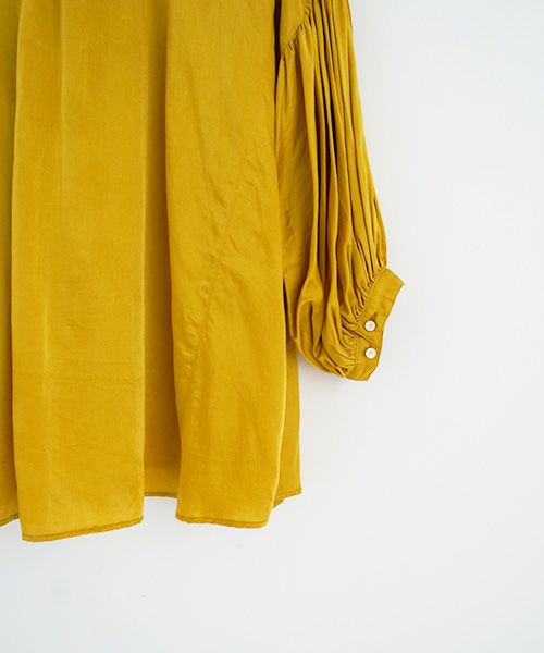 suzuki takayuki.スズキタカユキ.puff-sleeve blouse [T001-12/ginkgo]