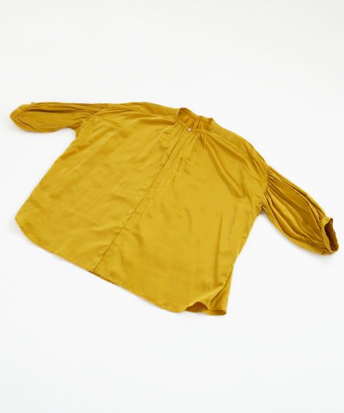 suzuki takayuki.スズキタカユキ.puff-sleeve blouse [T001-12/ginkgo]