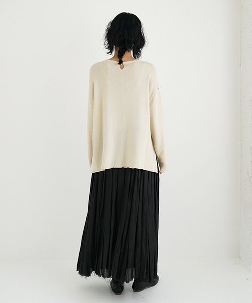 suzuki takayuki スズキタカユキ knitted pullover [A231-04/nude]