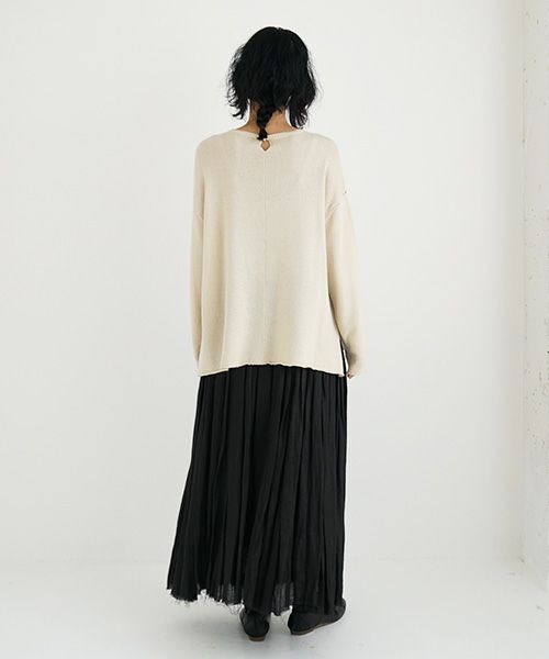 suzuki takayuki.スズキタカユキ.knitted pullover [A231-04/nude]