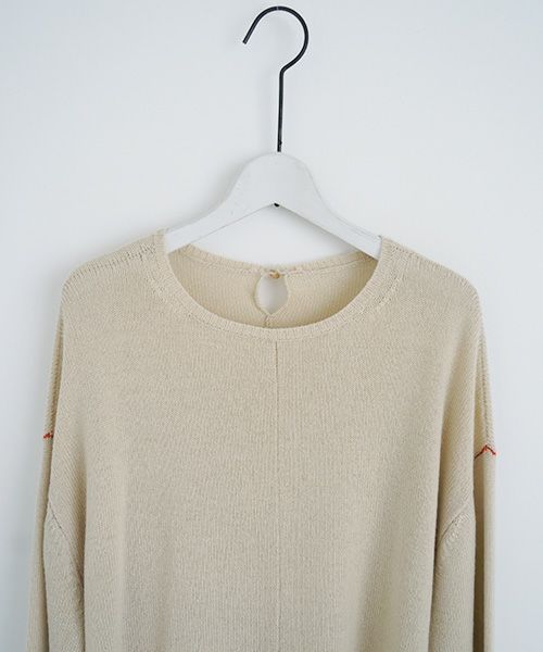 suzuki takayuki.スズキタカユキ.knitted pullover [A231-04/nude]