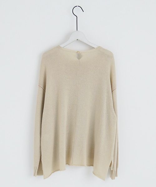 suzuki takayuki.スズキタカユキ.knitted pullover [A231-04/nude]