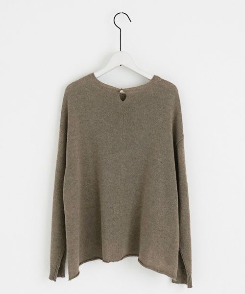 suzuki takayuki.スズキタカユキ.knitted pullover [A231-04/cinnamon]