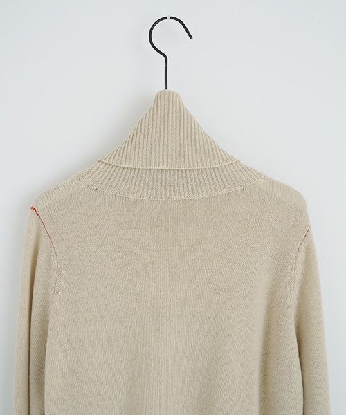 suzuki takayuki.スズキタカユキ.turtle-neck sweater Ⅰ[A231-05/nude]