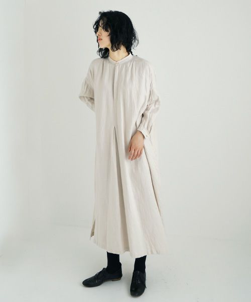 suzuki takayuki スズキタカユキ peasant dress [T001-15/nude]