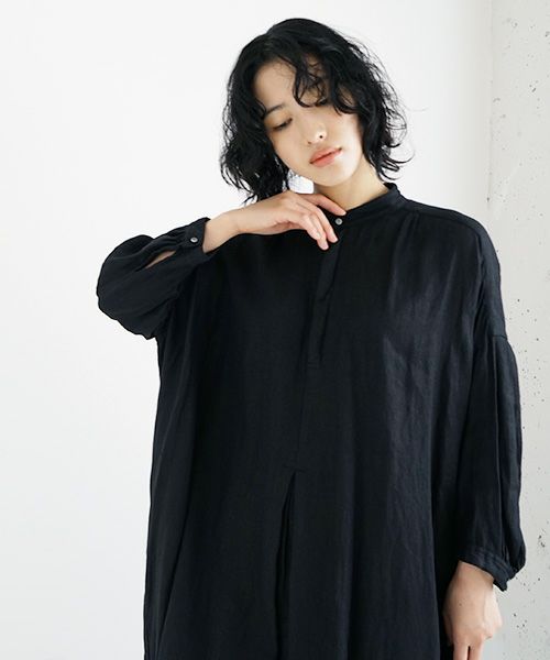 suzuki takayuki スズキタカユキ peasant dress [T001-15/black]