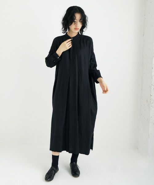 suzuki takayuki スズキタカユキ peasant dress [T001-15/black]