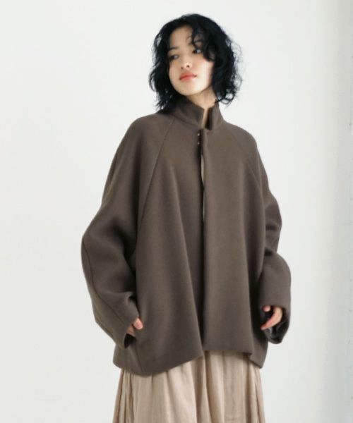 suzuki takayuki.スズキタカユキ.short coat [A231-13/tauni olive]