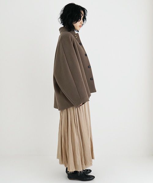 suzuki takayuki.スズキタカユキ.short coat [A231-13/tauni olive]